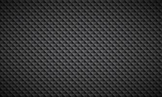 Abstract black and grey background composed of triangles with different transparency, modern vector seamless pattern, metallic look