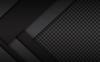 Black and white layers above each other, modern material design with a hexagonal pattern, corporate template for your business, vector abstract widescreen background