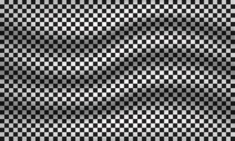 Fondo blanco y negro de cuadrados, plantilla de mosaico monocromático simple para su diseño vector