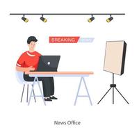 News Office Premium vector