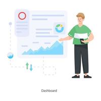 Dashboard Project Design vector