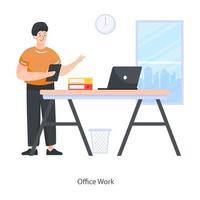 Office Work Design vector