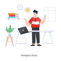 Workplace Stress Design vector