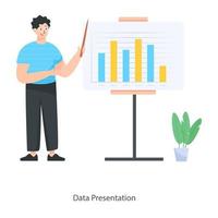 Data Presentation  Design vector