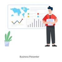 Business Presenter Design vector