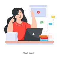 Workload Concept Design vector