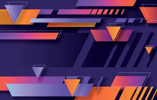 Colourful Abstract Geometric vector