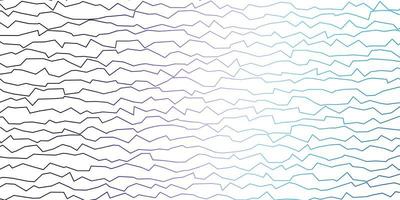 Dark Pink Blue vector backdrop with bent lines Colorful abstract illustration with gradient curves Pattern for ads commercials