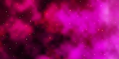 Dark Pink vector background with colorful stars Colorful illustration with abstract gradient stars Pattern for wrapping gifts