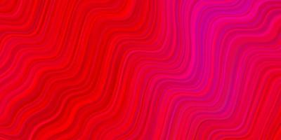 Dark Red vector backdrop with bent lines