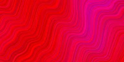 Dark Red vector backdrop with bent lines