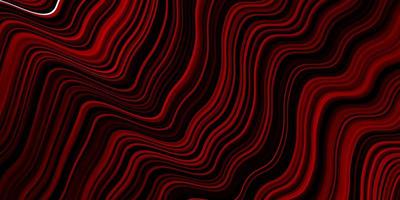 textura de vector rojo oscuro con líneas torcidas