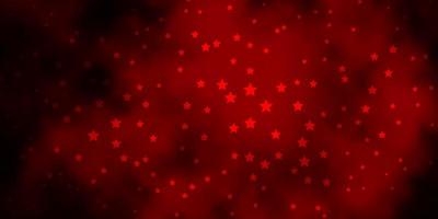 Dark Red vector layout with bright stars Colorful illustration in abstract style with gradient stars Design for your business promotion