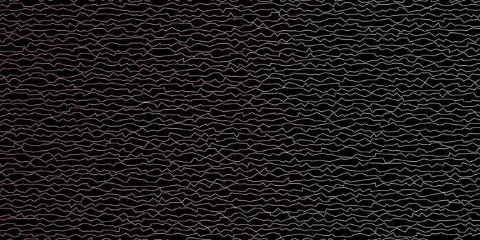 Fondo de vector rojo oscuro con líneas dobladas Ilustración brillante con plantilla de arcos circulares degradados para su diseño de interfaz de usuario