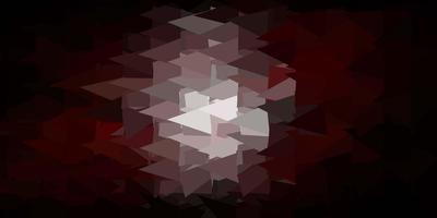 Dark brown vector abstract triangle background