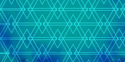 Plantilla de vector azul claro con cristales triángulos triángulos sobre fondo abstracto con diseño degradado colorido para sus promociones