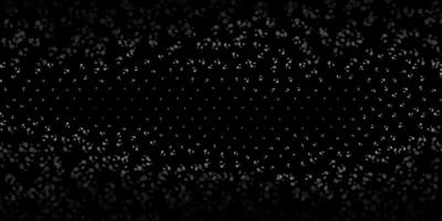 Dark gray vector texture with memphis shapes