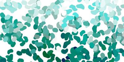 Light green vector texture with memphis shapes