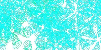 Light green vector background with bent lines