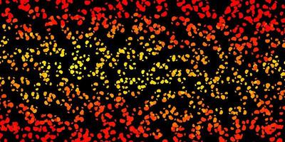 Dark orange vector pattern with abstract shapes
