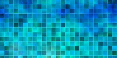 patrón de vector azul claro en estilo cuadrado