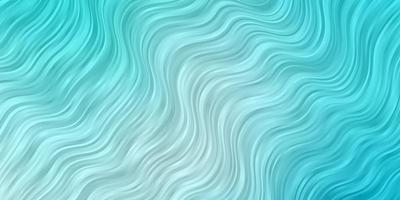 Light Blue Green vector background with bent lines Illustration in abstract style with gradient curved Design for your business promotion