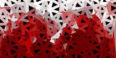 Dark red vector triangle mosaic design