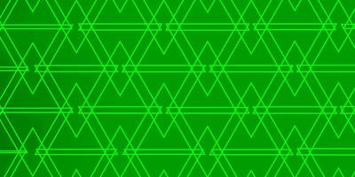 Light Green vector background with polygonal style Decorative design in abstract style with triangles Pattern for booklets leaflets
