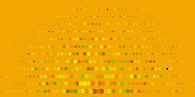 Dark Green Yellow vector texture with disks Abstract colorful disks on simple gradient background Pattern for wallpapers curtains