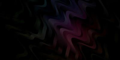 Dark Multicolor vector background with bows Gradient illustration in simple style with bows Pattern for booklets leaflets