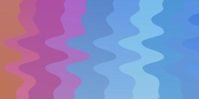 Light Multicolor vector pattern with wry lines Abstract illustration with bandy gradient lines Pattern for booklets leaflets