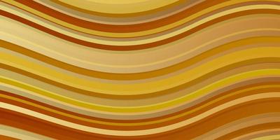 Light Orange vector background with lines Illustration in abstract style with gradient curved Design for your business promotion