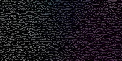 Dark Pink Blue vector pattern with curves Abstract gradient illustration with wry lines Pattern for booklets leaflets
