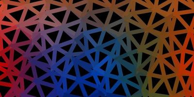 Dark blue yellow vector geometric polygonal design