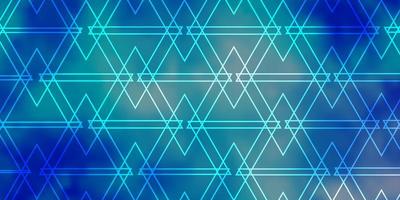 Light Pink Blue vector backdrop with lines triangles Triangles on abstract background with colorful gradient Best design for posters banners