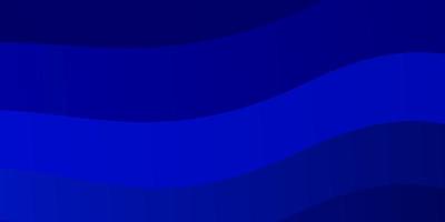 Dark BLUE vector layout with wry lines Gradient illustration in simple style with bows Template for your UI design