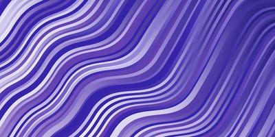 Plantilla de vector púrpura claro con ilustración de degradado de curvas en estilo simple con arcos, el mejor diseño para sus carteles, pancartas