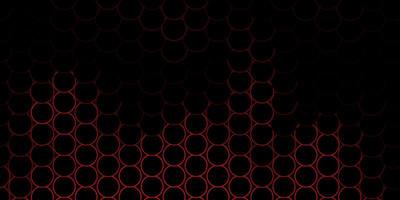 Fondo de vector rojo oscuro con puntos, discos de colores abstractos en un patrón de fondo degradado simple para sitios web