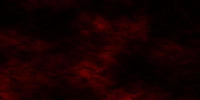 Dark Red vector background with triangles