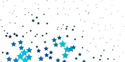 Dark BLUE vector pattern with abstract stars Colorful illustration in abstract style with gradient stars Best design for your ad poster banner