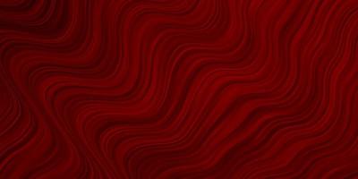 Dark Red vector pattern with curves Bright illustration with gradient circular arcs Best design for your posters banners