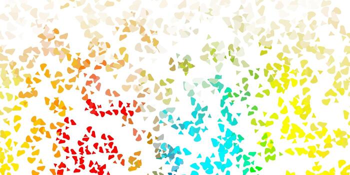 Light blue yellow vector background with random forms