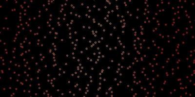 Dark Red vector background with small and big stars Blur decorative design in simple style with stars Pattern for websites landing pages