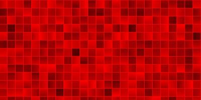 textura de vector rojo claro en estilo rectangular