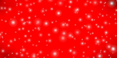 Light Red vector template with neon stars Colorful illustration in abstract style with gradient stars Pattern for websites landing pages