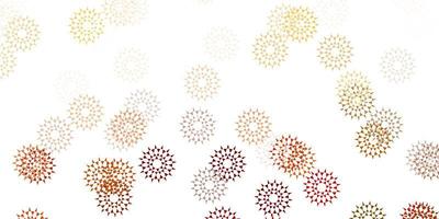 Light green yellow vector natural layout with flowers