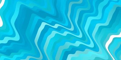 Light BLUE vector pattern with curved lines