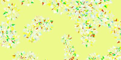 Light multicolor vector background with christmas snowflakes