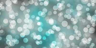 Light BLUE vector pattern with circles Modern abstract illustration with colorful circle shapes Pattern for business ads