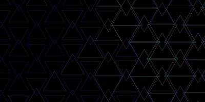 Dark BLUE vector texture with triangular style Beautiful illustration with triangles in nature style Pattern for websites
